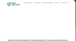 Desktop Screenshot of foodalliance.org